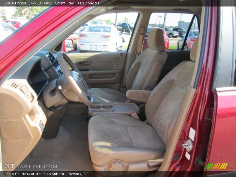 Chianti Red Pearl / Saddle 2004 Honda CR-V EX 4WD