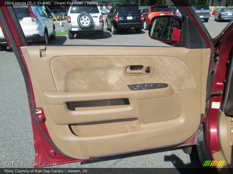 Chianti Red Pearl / Saddle 2004 Honda CR-V EX 4WD