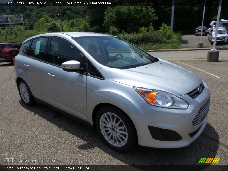Ingot Silver Metallic / Charcoal Black 2015 Ford C-Max Hybrid SE