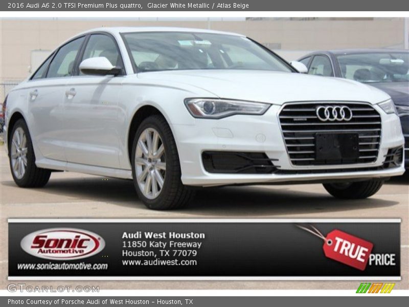 Glacier White Metallic / Atlas Beige 2016 Audi A6 2.0 TFSI Premium Plus quattro
