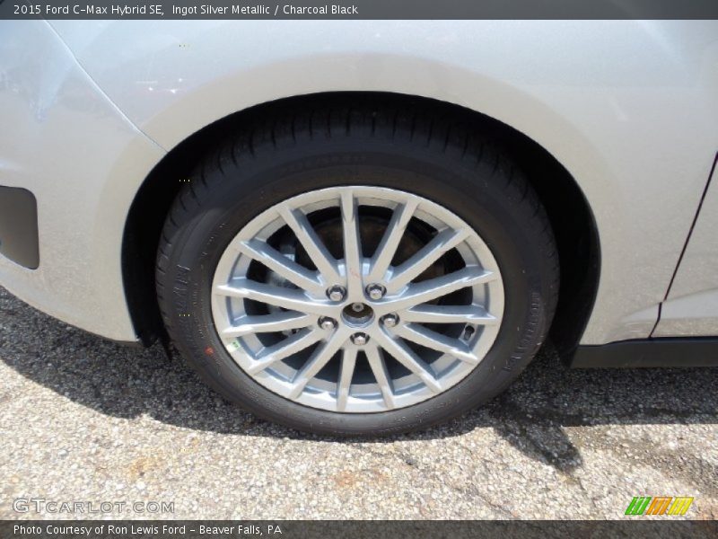 Ingot Silver Metallic / Charcoal Black 2015 Ford C-Max Hybrid SE