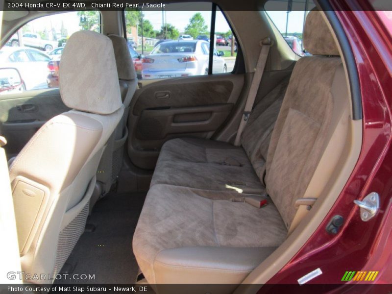 Chianti Red Pearl / Saddle 2004 Honda CR-V EX 4WD