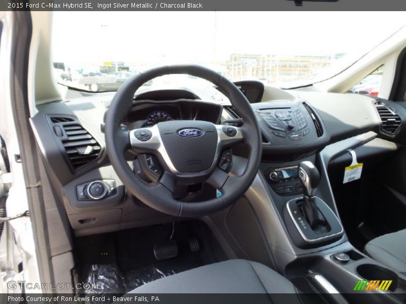 Ingot Silver Metallic / Charcoal Black 2015 Ford C-Max Hybrid SE