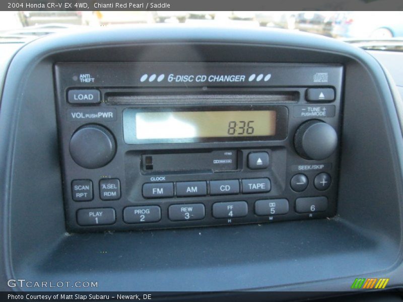 Chianti Red Pearl / Saddle 2004 Honda CR-V EX 4WD