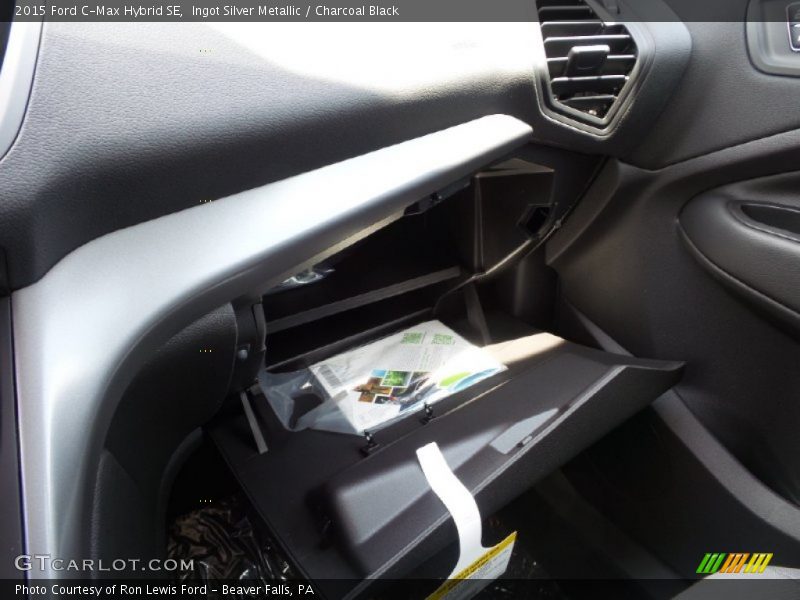 Ingot Silver Metallic / Charcoal Black 2015 Ford C-Max Hybrid SE