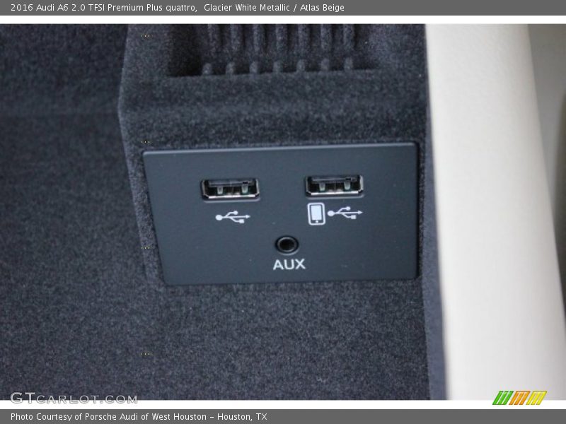 Glacier White Metallic / Atlas Beige 2016 Audi A6 2.0 TFSI Premium Plus quattro