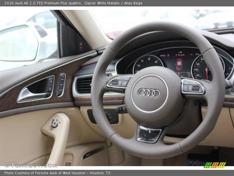 Glacier White Metallic / Atlas Beige 2016 Audi A6 2.0 TFSI Premium Plus quattro