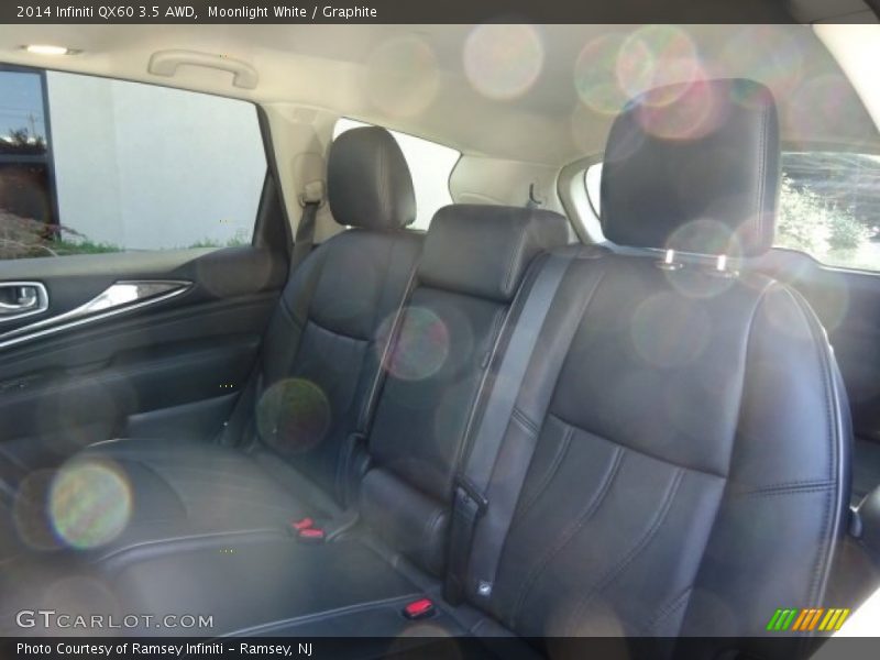 Moonlight White / Graphite 2014 Infiniti QX60 3.5 AWD