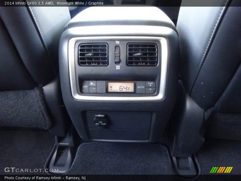 Moonlight White / Graphite 2014 Infiniti QX60 3.5 AWD