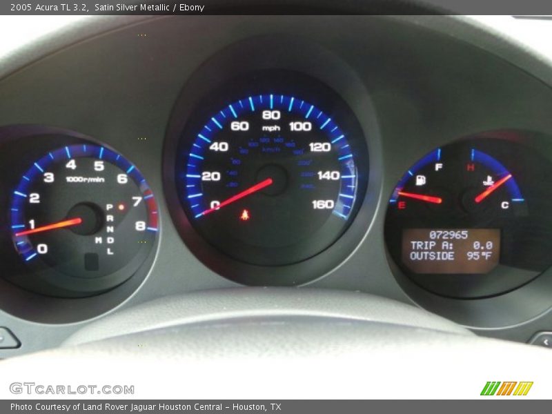 Satin Silver Metallic / Ebony 2005 Acura TL 3.2