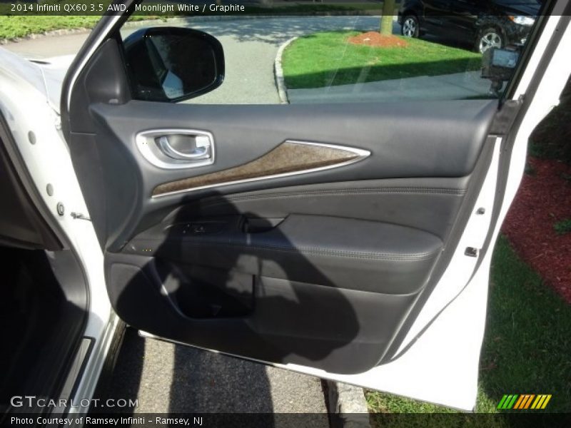 Moonlight White / Graphite 2014 Infiniti QX60 3.5 AWD