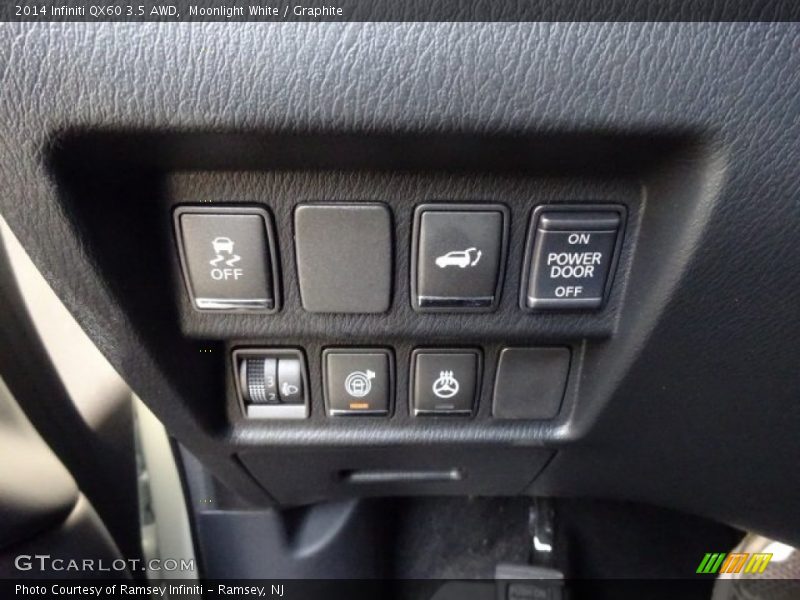 Moonlight White / Graphite 2014 Infiniti QX60 3.5 AWD