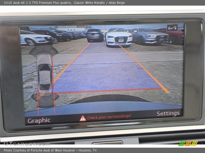 Glacier White Metallic / Atlas Beige 2016 Audi A6 2.0 TFSI Premium Plus quattro