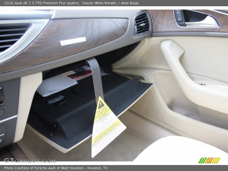 Glacier White Metallic / Atlas Beige 2016 Audi A6 2.0 TFSI Premium Plus quattro