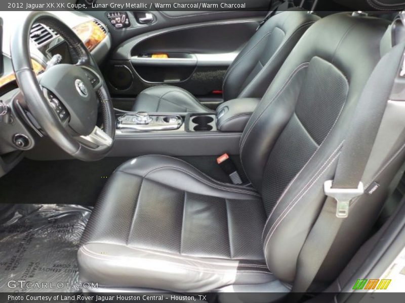 Lunar Grey Metallic / Warm Charcoal/Warm Charcoal 2012 Jaguar XK XK Coupe