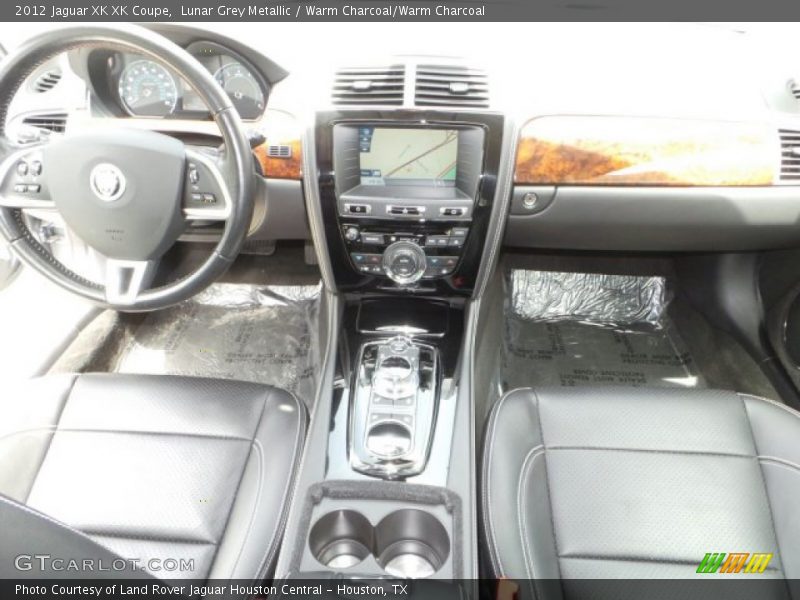 Lunar Grey Metallic / Warm Charcoal/Warm Charcoal 2012 Jaguar XK XK Coupe