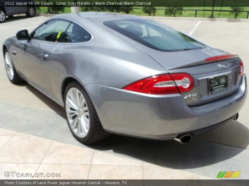 Lunar Grey Metallic / Warm Charcoal/Warm Charcoal 2012 Jaguar XK XK Coupe