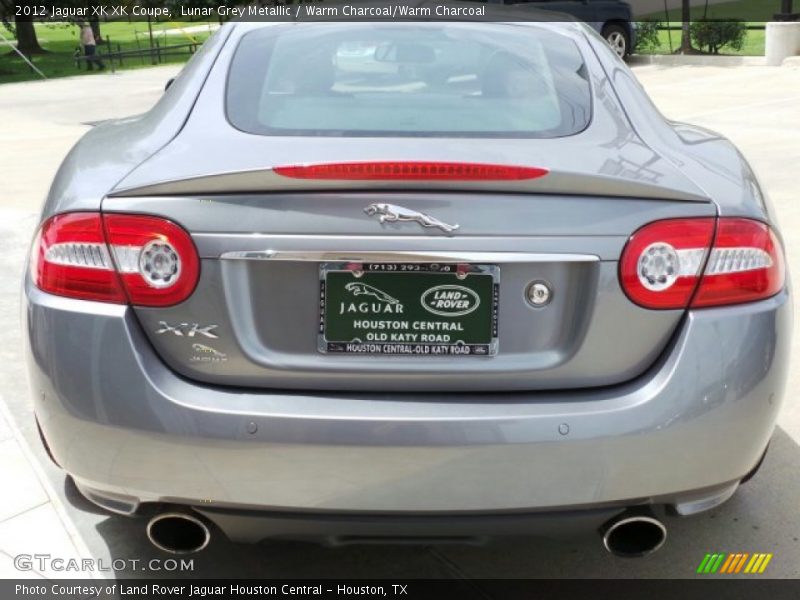 Lunar Grey Metallic / Warm Charcoal/Warm Charcoal 2012 Jaguar XK XK Coupe