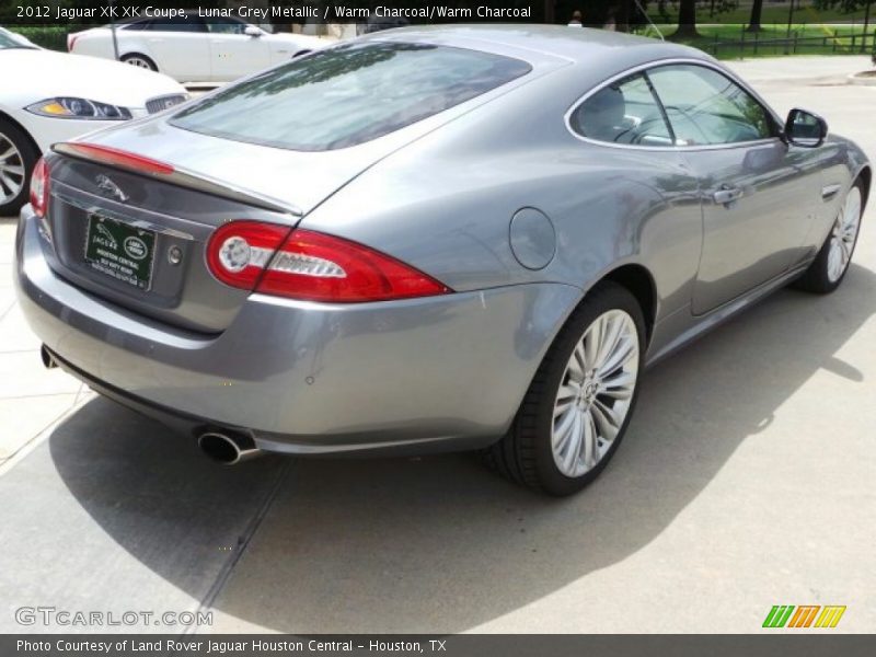 Lunar Grey Metallic / Warm Charcoal/Warm Charcoal 2012 Jaguar XK XK Coupe