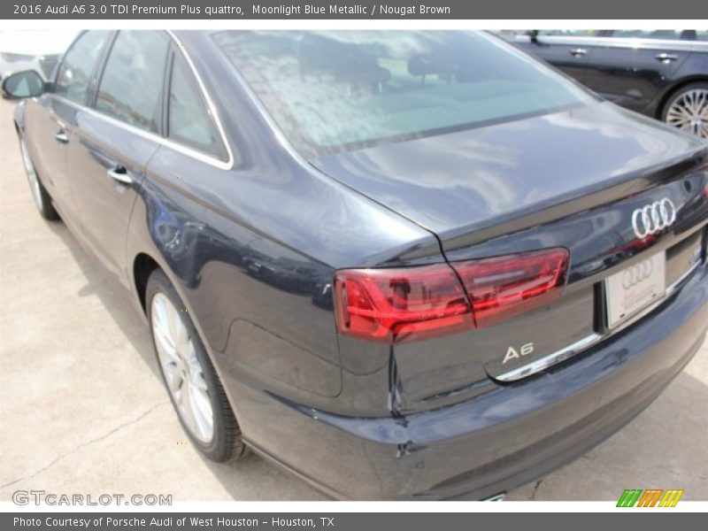 Moonlight Blue Metallic / Nougat Brown 2016 Audi A6 3.0 TDI Premium Plus quattro