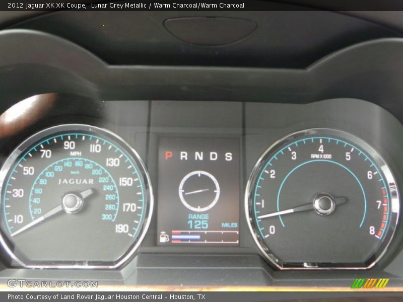 Lunar Grey Metallic / Warm Charcoal/Warm Charcoal 2012 Jaguar XK XK Coupe