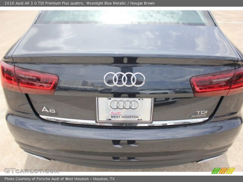 Moonlight Blue Metallic / Nougat Brown 2016 Audi A6 3.0 TDI Premium Plus quattro