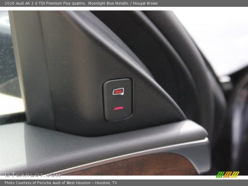 Moonlight Blue Metallic / Nougat Brown 2016 Audi A6 3.0 TDI Premium Plus quattro
