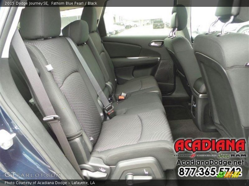 Fathom Blue Pearl / Black 2015 Dodge Journey SE