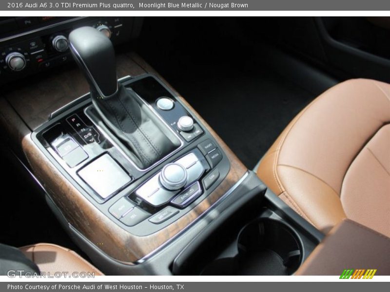 Moonlight Blue Metallic / Nougat Brown 2016 Audi A6 3.0 TDI Premium Plus quattro