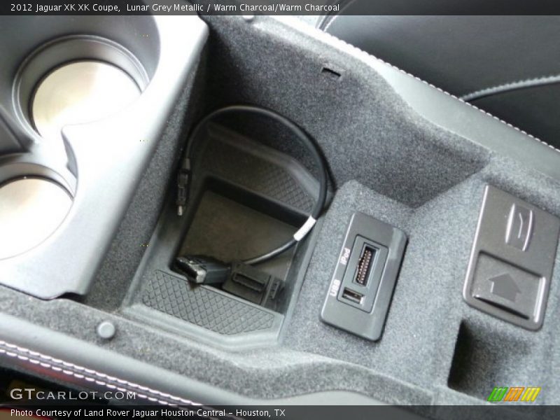 Lunar Grey Metallic / Warm Charcoal/Warm Charcoal 2012 Jaguar XK XK Coupe