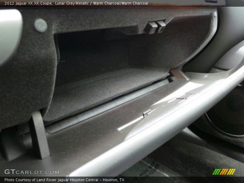 Lunar Grey Metallic / Warm Charcoal/Warm Charcoal 2012 Jaguar XK XK Coupe