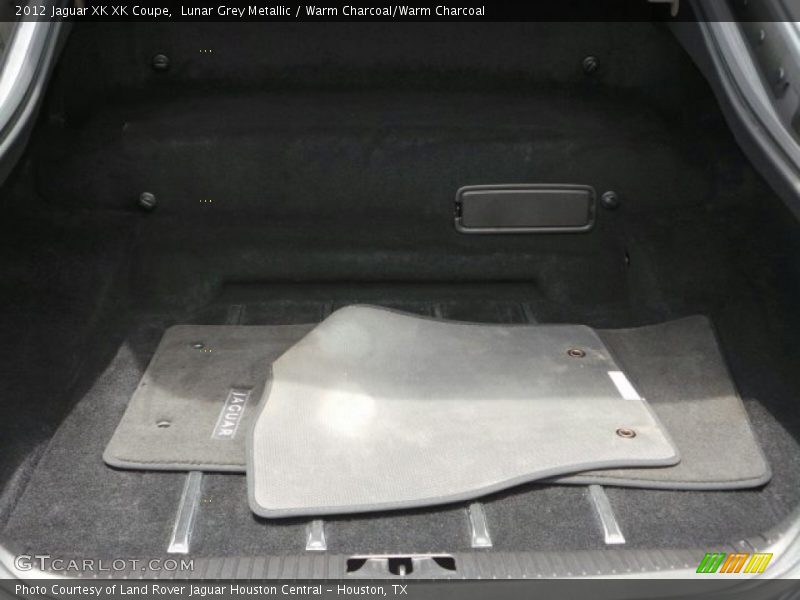 Lunar Grey Metallic / Warm Charcoal/Warm Charcoal 2012 Jaguar XK XK Coupe