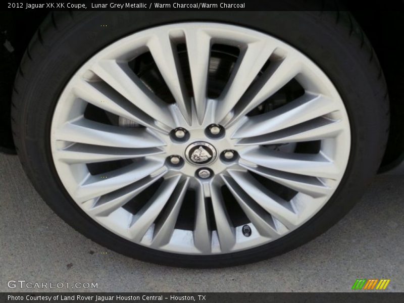 Lunar Grey Metallic / Warm Charcoal/Warm Charcoal 2012 Jaguar XK XK Coupe
