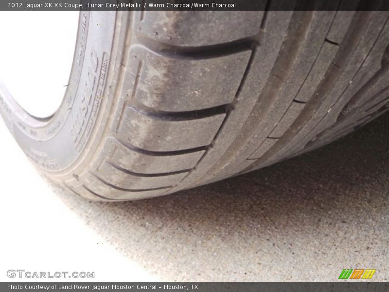 Lunar Grey Metallic / Warm Charcoal/Warm Charcoal 2012 Jaguar XK XK Coupe