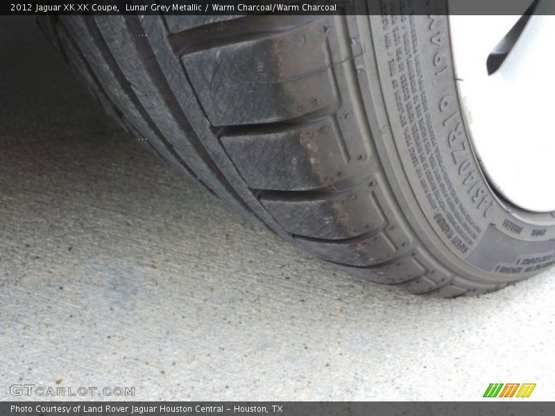 Lunar Grey Metallic / Warm Charcoal/Warm Charcoal 2012 Jaguar XK XK Coupe