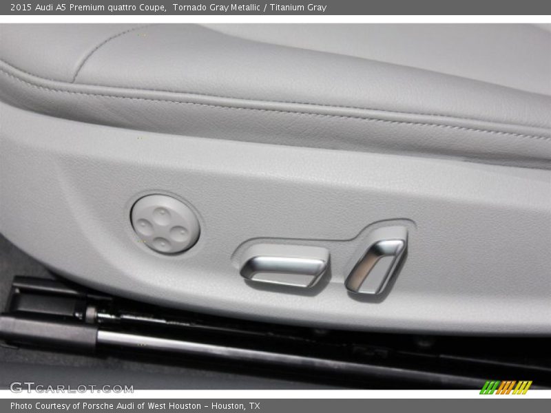 Tornado Gray Metallic / Titanium Gray 2015 Audi A5 Premium quattro Coupe