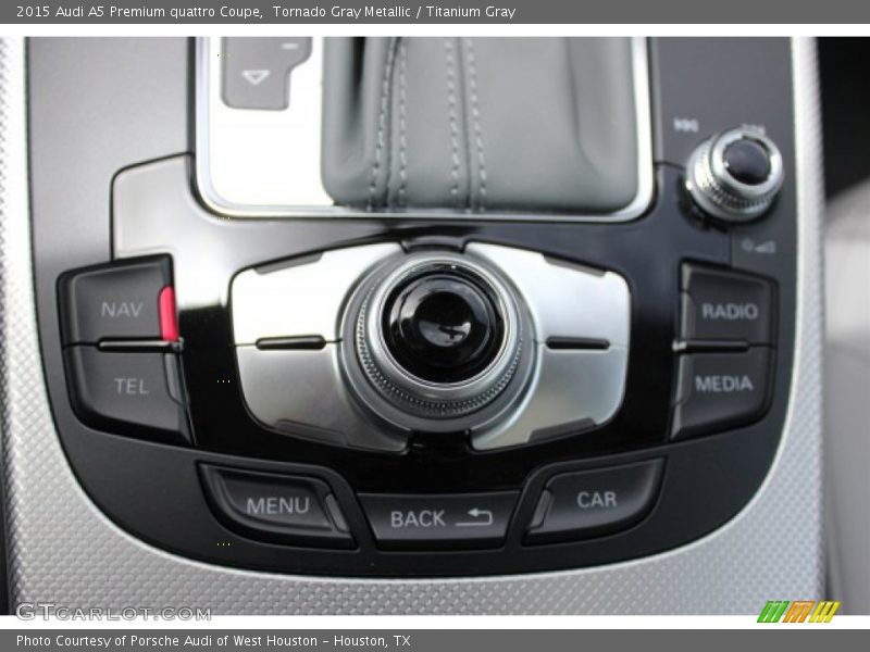 Tornado Gray Metallic / Titanium Gray 2015 Audi A5 Premium quattro Coupe