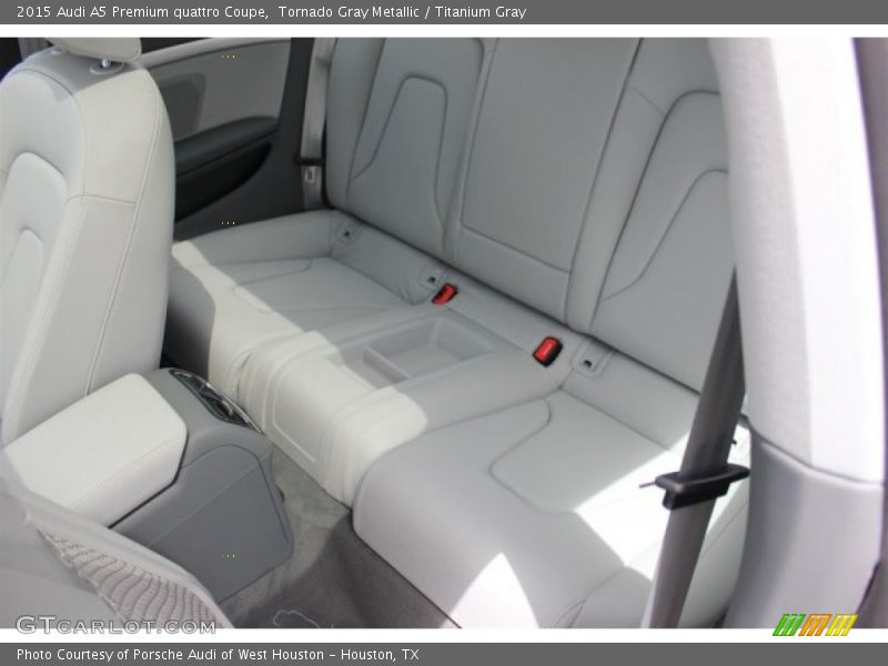 Tornado Gray Metallic / Titanium Gray 2015 Audi A5 Premium quattro Coupe
