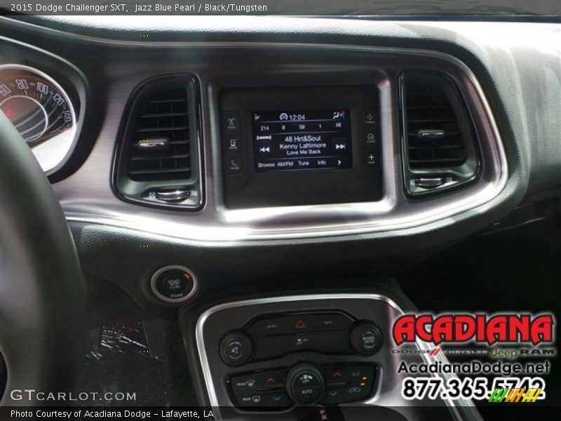 Jazz Blue Pearl / Black/Tungsten 2015 Dodge Challenger SXT