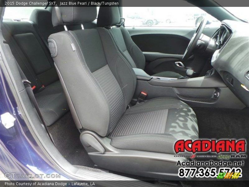 Jazz Blue Pearl / Black/Tungsten 2015 Dodge Challenger SXT