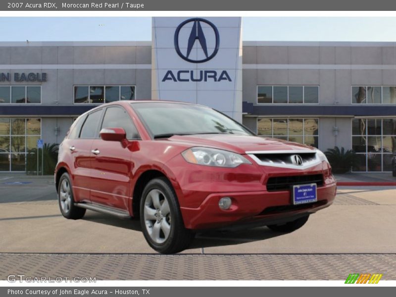 Moroccan Red Pearl / Taupe 2007 Acura RDX