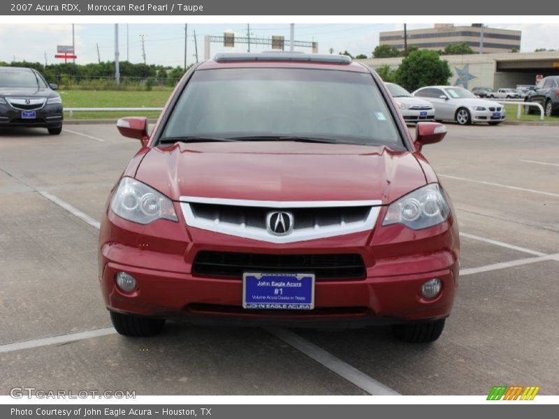 Moroccan Red Pearl / Taupe 2007 Acura RDX