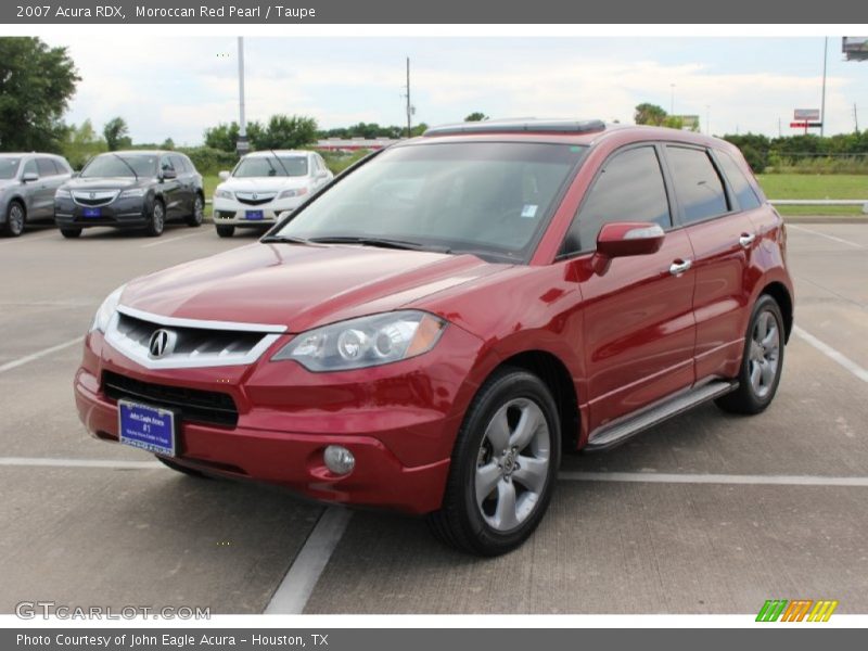 Moroccan Red Pearl / Taupe 2007 Acura RDX