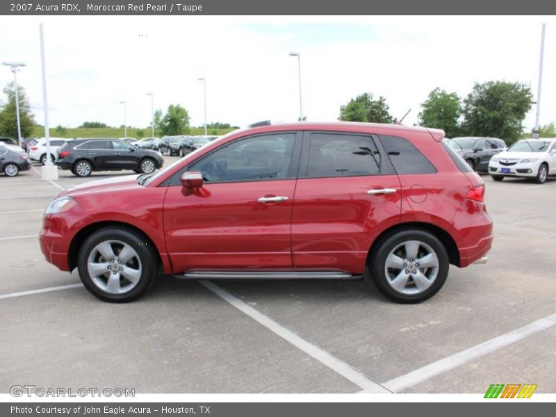 Moroccan Red Pearl / Taupe 2007 Acura RDX