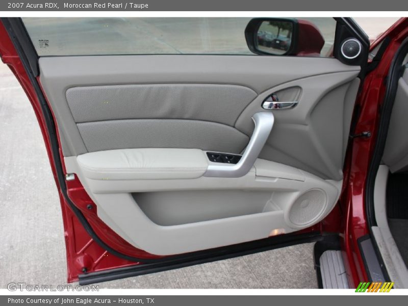 Moroccan Red Pearl / Taupe 2007 Acura RDX