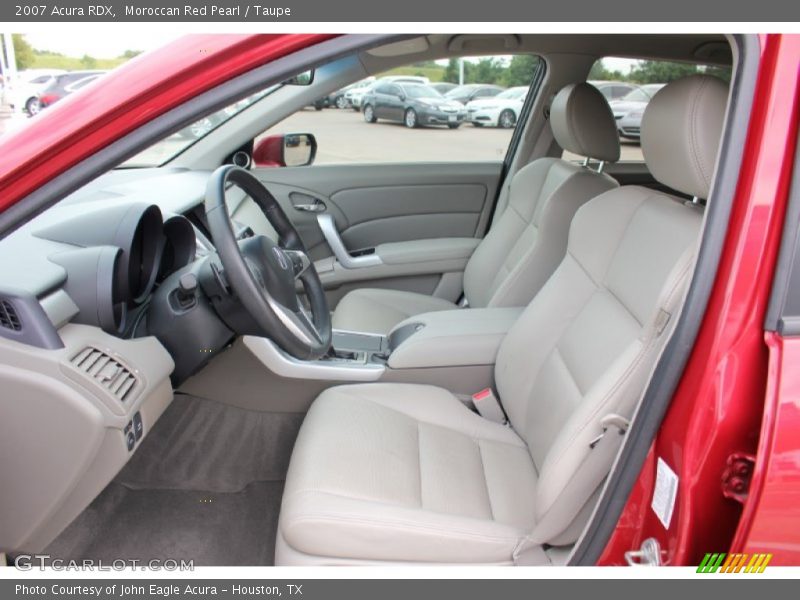 Moroccan Red Pearl / Taupe 2007 Acura RDX