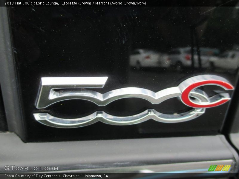 Espresso (Brown) / Marrone/Avorio (Brown/Ivory) 2013 Fiat 500 c cabrio Lounge