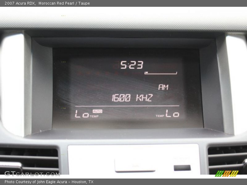 Moroccan Red Pearl / Taupe 2007 Acura RDX