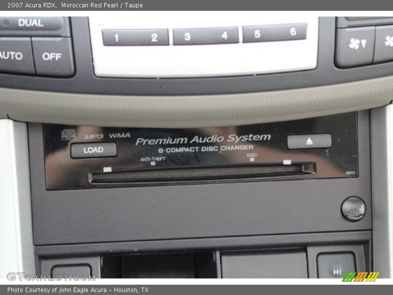 Moroccan Red Pearl / Taupe 2007 Acura RDX