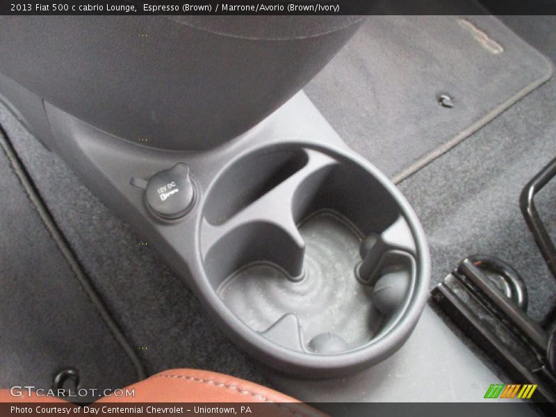 Espresso (Brown) / Marrone/Avorio (Brown/Ivory) 2013 Fiat 500 c cabrio Lounge